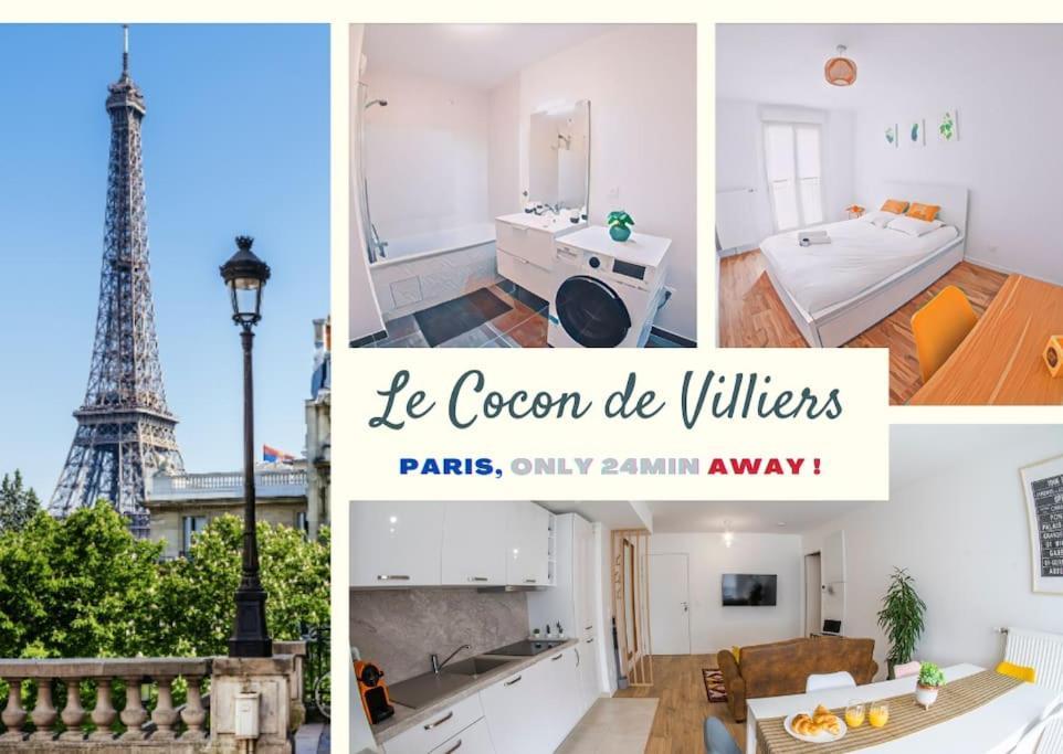 Paris & Disneyland - 2Min From Train Station - Free Private Parking Villiers-sur-Marne Eksteriør billede