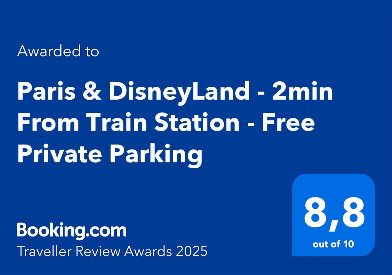 Paris & Disneyland - 2Min From Train Station - Free Private Parking Villiers-sur-Marne Eksteriør billede